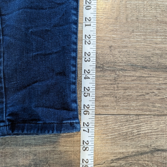 Banana Republic Size 6 / 28 Skinny Blue Jeans Denim Stretchy Ankle 27" Inseam - Picture 4 of 8